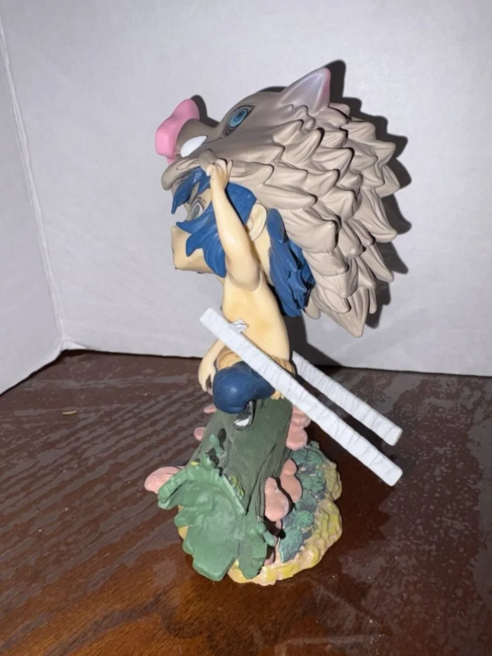 Anime Demon Slayer Kimetsu no Yaiba Hashibira Inosuke Cute PVC Figure Toy Gift